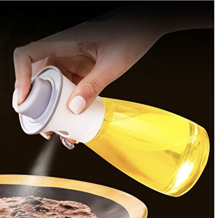 Büro Ev Ofis Mutfağı için 220ML Spreyli Cam Şişe Limonluk Sosluk Sirkelik Yağdanlık