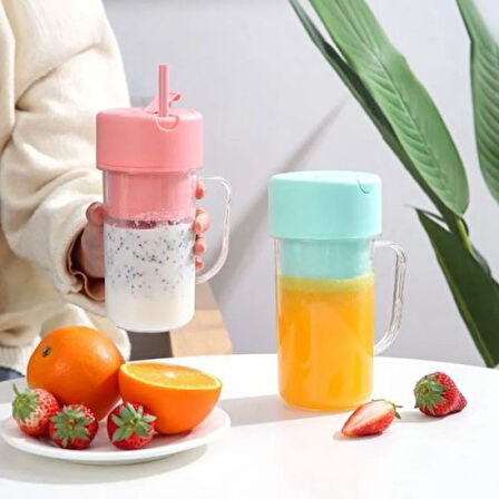 Büro Ev Ofis Mutfağı için Taşınır Pipetli Bardak Model Karıştırıcı Blender