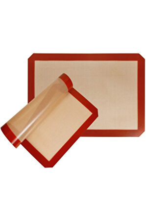 Büro Ev Ofis Mutfağı için 30x40CM Silikon Yanmaz Yapışmaz Hamur Açma Pişirme Matı