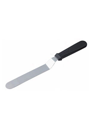 Büro Ev Ofis Mutfağı için 33CM Metal Eğik Pasta Sıvama Spatulası