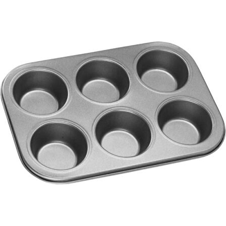 Büro Ev Ofis Mutfağı için 6PARÇA Muffin Kek Yapım Şekil Kalıbı