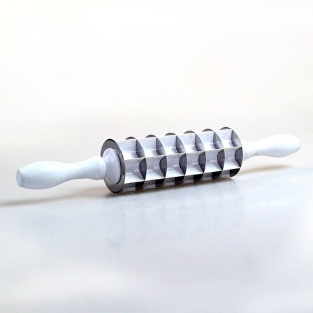 Büro Ev Ofis Mutfağı için 7BIÇAKLI Kare Mantı Hamuru Kesim Merdanesi