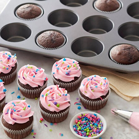 Büro Ev Ofis Mutfağı için Kolay Muffin Cupcake Kek Yapım Kalıbı