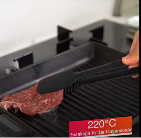 Büro Ev Ofis Mutfağı için Plastik Yanmaz Yapışmaz Mutfak Servis Izgara Maşası