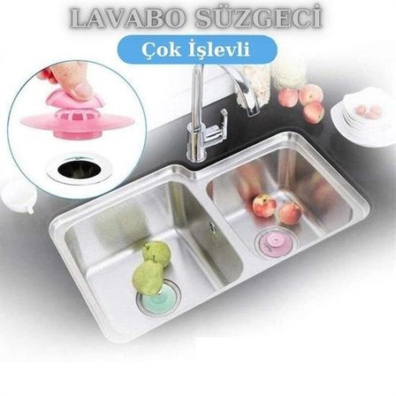 Büro Ev Ofis Mutfağı için Silikon Banyo Mutfak Evye Lavabo İçine Süzücü Gider Süzgeci