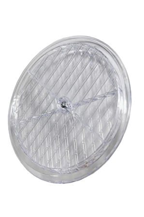 Büro Ev Ofis için 18CM Şeffaf Oval Doğalgaz Havalandırma Cam Menfez Kapağı