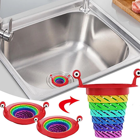 Büro Ev Ofis Yazlık için Kademeli Süzücü Mutfak Banyo Lavabo Filtresi Atık Gider Süzgeci 