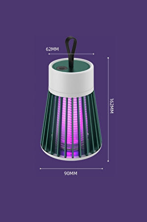 Büro Ev Ofis Yazlık için Şarjlı Uv Işıklı İç Dış Mekan Haşere Sivrisinek Sinek Kovucu Gece Lambası