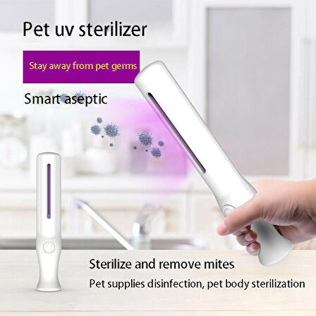 Büro Ev Ofis için 33MM 7W Pilli Elde Taşınır Hijyen Sağlayıcı Steril Uv Dezenfeksiyon Cihazı