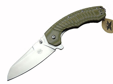 Büro Ev Ofis Kamp Keyfi için 23CM Amerikan İşi Kaymaz Sap Otomatik, Kılıflı Çakı