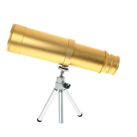 Büro Ev Ofis Kamp Keyfi için 23-1000MT 50X50 Çantalı Golden Metal Büyük Korsan Dürbünü