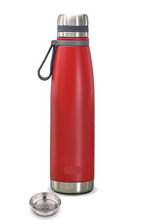 Büro Ev Ofis Yazlık Kamp için 850ML Paslanmaz Çelik Çift Katman Bardaklı Termos