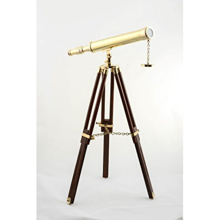 Büro Ev Ofis Yazlık Kamp Hediyesi için Pirinç Yapım Ayaklı Prestij Teleskop