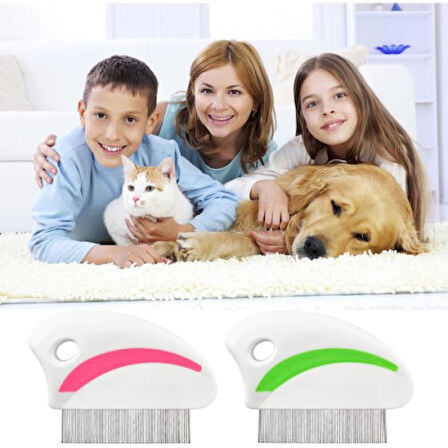 Büro Ev Ofis Evcil Pet Hayvanı için Tarak Kedi Köpek Bit Tarağı