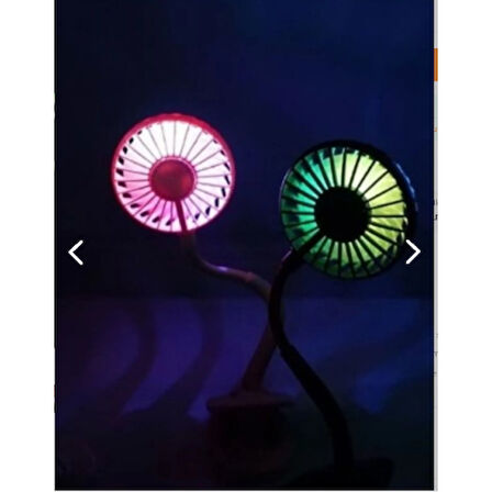Büro Ev Ofis Yazlık Hediyesi için Masaüstü Ayarlı Kıskaçlı Mini Serinletici Fan Vantilatör