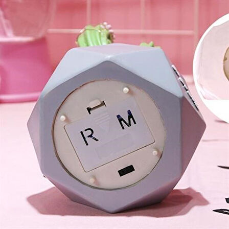 Büro Ev Ofis Yazlık Hediyesi için Dekoratif Kaktüs Biblo Led Işıklı Aydınlatma Gece Lambası