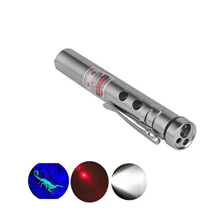 Büro Ev Ofis Hediyesi için Uv Laser Işık Kaynaklı Cep Feneri