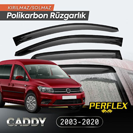 Büro Ev Ofis Arabası için 4PARÇA 2003-2020 Vw Caddy Oto Mugen Cam Rüzgarlığı Seti