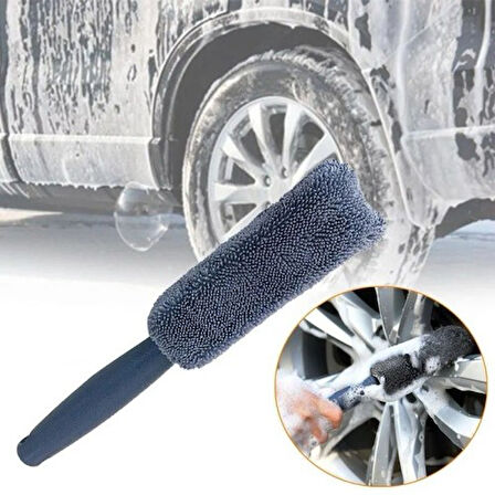 Büro Ev Ofis Arabası Bakımı için Araç Dışı Mikrofiber Oto Jant Temizleme Fırçası