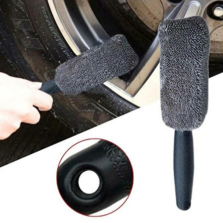 Büro Ev Ofis Arabası Bakımı için Araç Dışı Mikrofiber Oto Jant Temizleme Fırçası