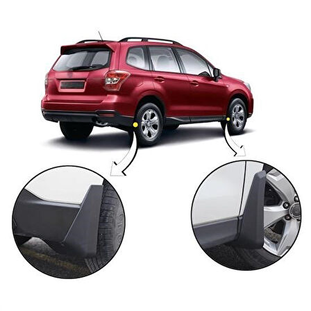 Büro Ev Ofis Arabası için Araç dışı 2ADET 19x32CM Ön Arka Çamur Önleyici Oto Çamurluk Paçalık