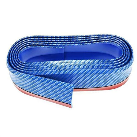 Büro Ev Ofis Arabası için Araç Dışı 2,5MT Mavi Ön Tampon Korur Kauçuk Bant Oto Döşeme Kiti