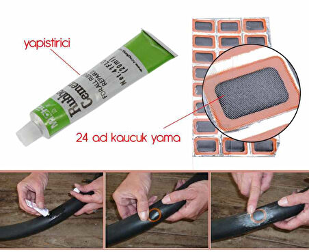 Büro Ev Ofis Motor Bisiklet Lastiği için Lastik Yaması