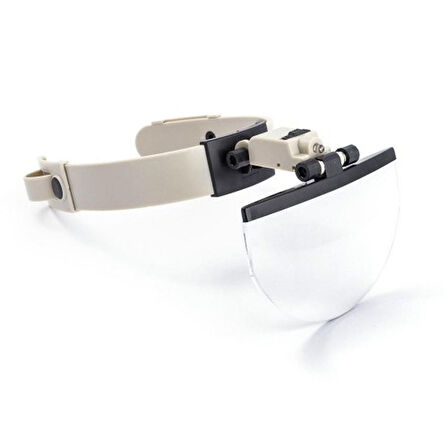 Büro Ev Ofis için Şapka Tip Büyüteç 4MOD Büyütme Lensli Kask Büyüteci