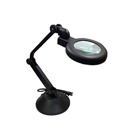 Büro Ev Ofis Hediyesi için Led Işıklı Prestij Büyüteç Kompakt Masaüstü Çalışma Büyüteci