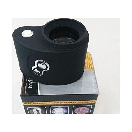 Büro Ev Ofis için 10X Büyütür 27MM Ayarlanır Odaklı Büyüteç