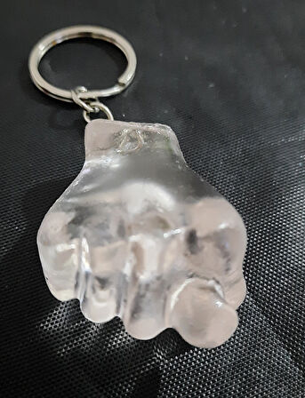 Büro Ev Ofis Hediyesi için Şeffaf Sevimli Muzip Nah Espirili Anahtarlık