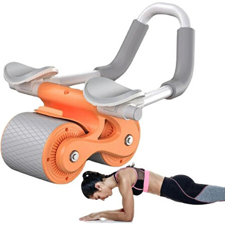 Büro Ev Ofis Yazlık Spor Egzersizi için Karın Kası Geliştirme Roller Tekerleği