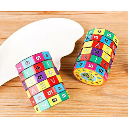 Büro Ev Ofis Çocuk Hediyesi için Zeka Oyunu Matematik Eğitici Yapboz Küpü