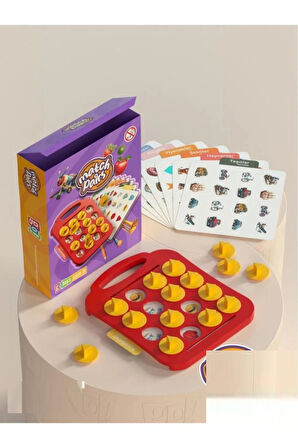 Büro Ev Ofis Oyuncak Hediyesi için Eğitici Çiftleri Eşleştirme Hafıza Oyunu