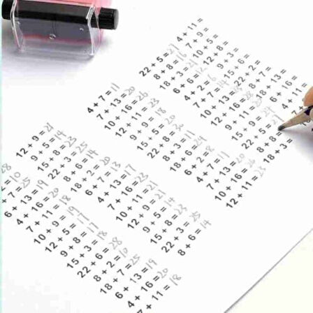 Büro Ev Ofis Oyuncak Hediyesi içinEğitici Matematik Çıkarma İşlemleri Kaşe Oyunu