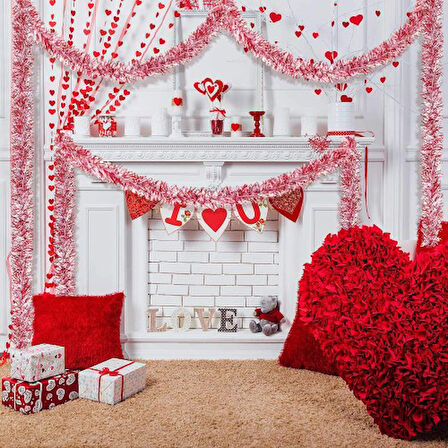 Büro Ev Ofis Etkinik Süsleri için 2MT Parti Simli Parti Süsü