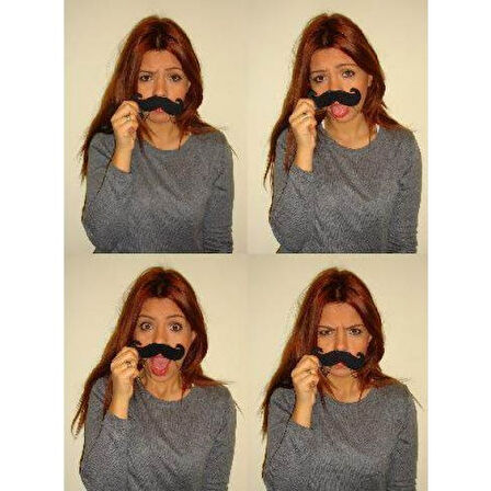 Büro Ev Ofis Etkinlik Gösteri Kostüm Bıyığı için Mustache Takma Bıyık