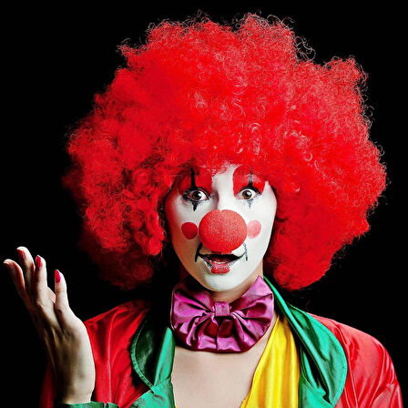 Büro Ev Ofis Etkinlik Gösteri Palyaço Kostümü için Lastikli Sünger Burun Maskesi