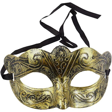 Büro Ev Ofis Gösteri Balo Kostümü için Golden Eskitme Venedik Tarzı Maske