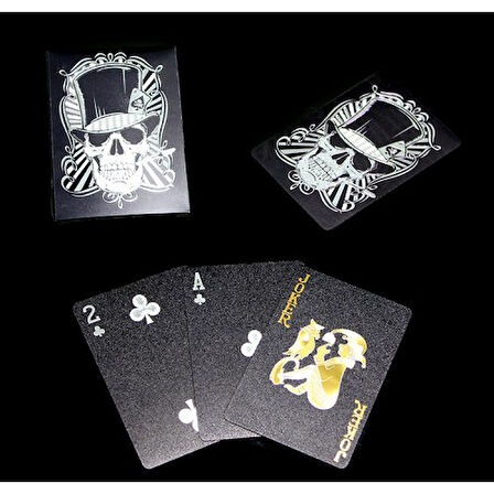 Büro Ev Ofis Etkinlik Partisi için Kurukafa Oyun Kartı