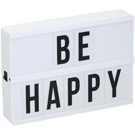 Büro Ev Ofis Hediyesi için A5 Boyut Sinematik Lightbox Dekor Aydınlatma Aksesuarı