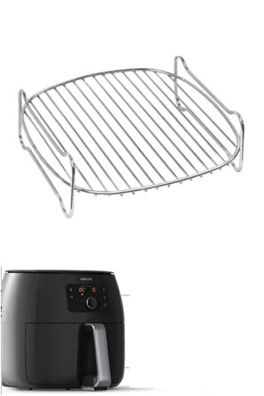 Büro Ev Ofis Mutfağı için Airfryer Izgarası- Xxl Fritöz Izgara Teli Airfryer Fritöz Fırın Teli