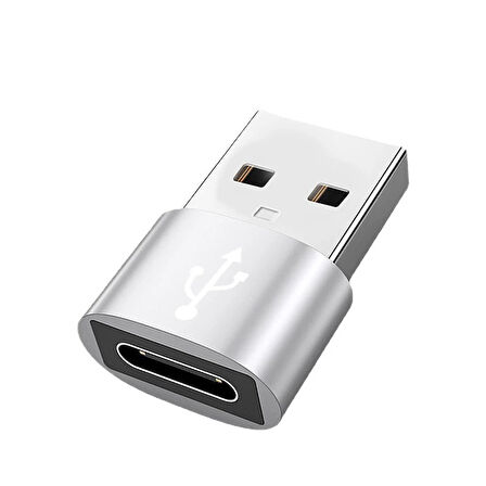 Büro Ev Ofis Telefonu için Type-C to USB Uç Dönüştürücü Bilgisayar Şarj Adaptörü