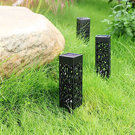 Büro Ev Ofis Hediyesi için 6ADET Solar Şarjlı Yürüyüş yolu Dekor Bahçe Lambası Seti