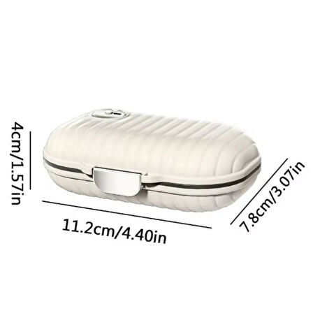 Büro Ev Ofis Kişisel Sağlık Bakımı için Haftalık 7 bölmeli Taşınır İlaç Hatırlatma Kutusu