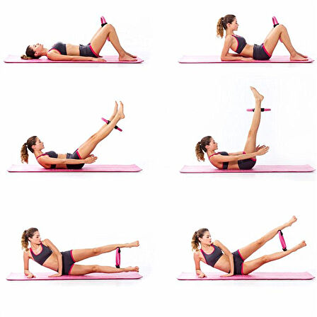 Büro Ev Ofis Yazlık Spor Egzersizi için Yoga Aksiyon Çemberi