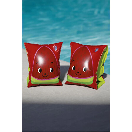 Büro Ev Ofis Deniz Havuz Yüzme Keyfi için 5-12YAŞ Meyve Motif Çift Çocuk Kolluğu