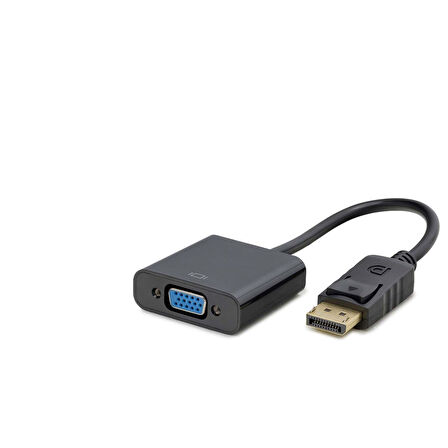 Büro Ev Ofis Network Dönüştürücü için Siyah 1080P Dısplay To Vga F Çevirici