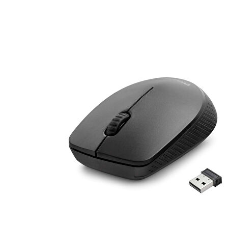 Büro Ev Ofis Bilgisayarı için Siyah WiFi Kablosuz Mouse