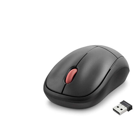 Büro Ev Ofis Bilgisayarı için Siyah Wireless Kablosuz Mouse